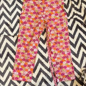 Floral Ankle-Length Women's Pants